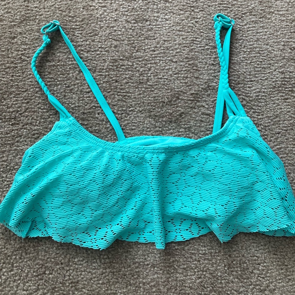 Juniors SO Ruffle Bikini Top, xs